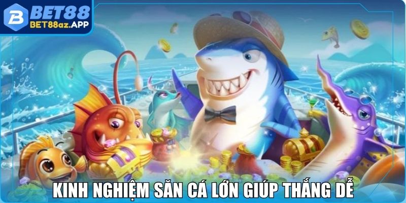 Kinh nghiệm săn cá lớn giúp thắng dễ ở bắn cá Bet88