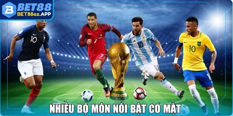 Nhiều bộ môn nổi bật có mặt tại Saba Sports Bet88