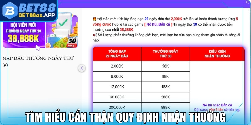 Tìm hiểu cẩn thận quy định nhận thưởng từ hệ thống